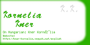 kornelia kner business card